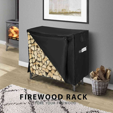 VIVOHOME Firewood Rack with Cover VIVOHOME Firewood Rack with Cover
