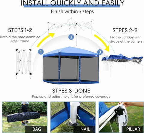 VIVOHOME Outdoor Screen Tent VIVOHOME Outdoor Screen Tent