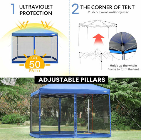 VIVOHOME Outdoor Screen Tent VIVOHOME Outdoor Screen Tent