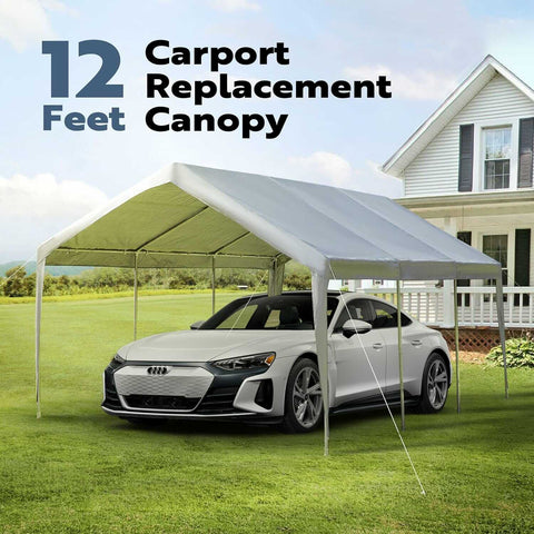 VIVOHOME Carport Replacement Canopy Cover VIVOHOME Carport Replacement Canopy Cover