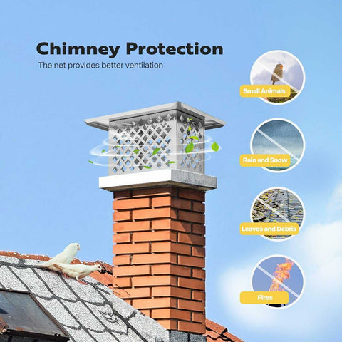 VIVOHOME Chimney Cap Stainless Steel VIVOHOME Chimney Cap Stainless Steel