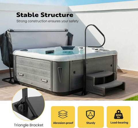 VIVOHOME Hot Tub Safety Handrail 360 Rotatable VIVOHOME Hot Tub Safety Handrail 360 Rotatable