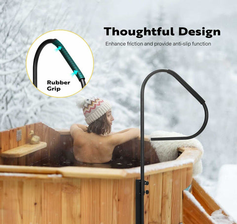 VIVOHOME Hot Tub Safety Handrail 360 Rotatable VIVOHOME Hot Tub Safety Handrail 360 Rotatable