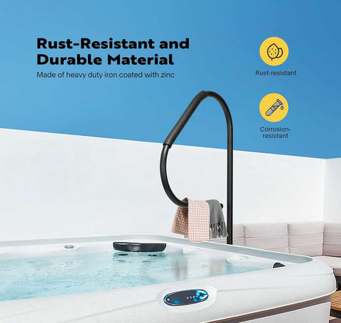 VIVOHOME Hot Tub Safety Handrail 360 Rotatable VIVOHOME Hot Tub Safety Handrail 360 Rotatable