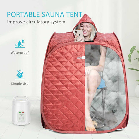 VIVOHOME Portable Personal Steam Sauna Spa VIVOHOME Portable Personal Steam Sauna Spa
