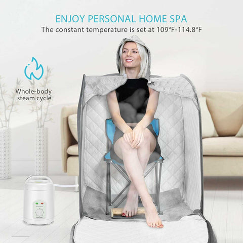 VIVOHOME Portable Personal Steam Sauna Spa VIVOHOME Portable Personal Steam Sauna Spa