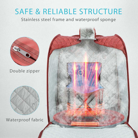 VIVOHOME Portable Personal Steam Sauna Spa VIVOHOME Portable Personal Steam Sauna Spa