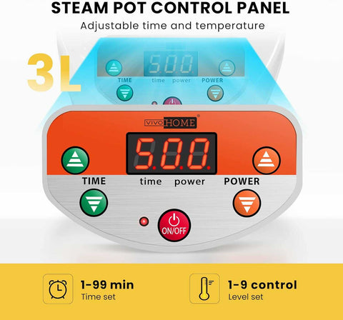 VIVOHOME Portable Personal Steam Sauna Spa VIVOHOME Portable Personal Steam Sauna Spa