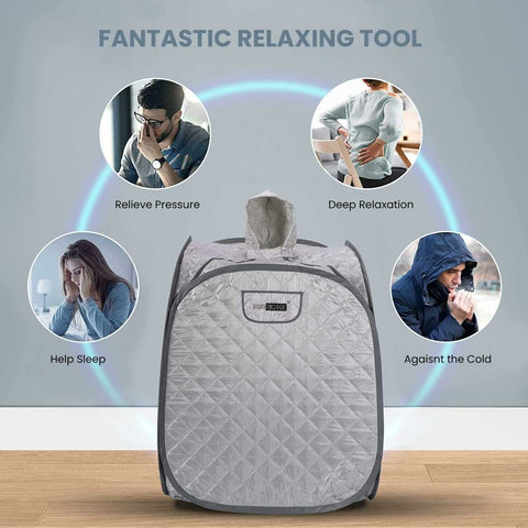 VIVOHOME Portable Personal Steam Sauna Spa VIVOHOME Portable Personal Steam Sauna Spa