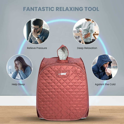 VIVOHOME Portable Personal Steam Sauna Spa VIVOHOME Portable Personal Steam Sauna Spa