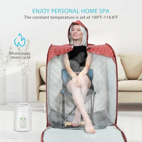 VIVOHOME Portable Personal Steam Sauna Spa VIVOHOME Portable Personal Steam Sauna Spa