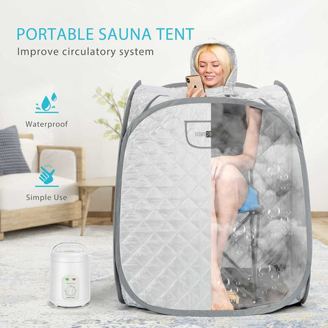 VIVOHOME Portable Personal Steam Sauna Spa VIVOHOME Portable Personal Steam Sauna Spa