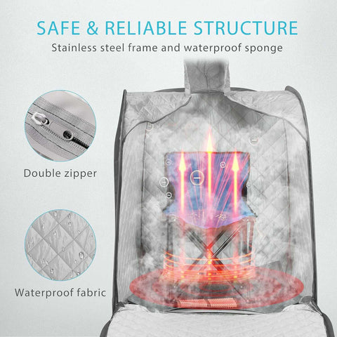 VIVOHOME Portable Personal Steam Sauna Spa VIVOHOME Portable Personal Steam Sauna Spa