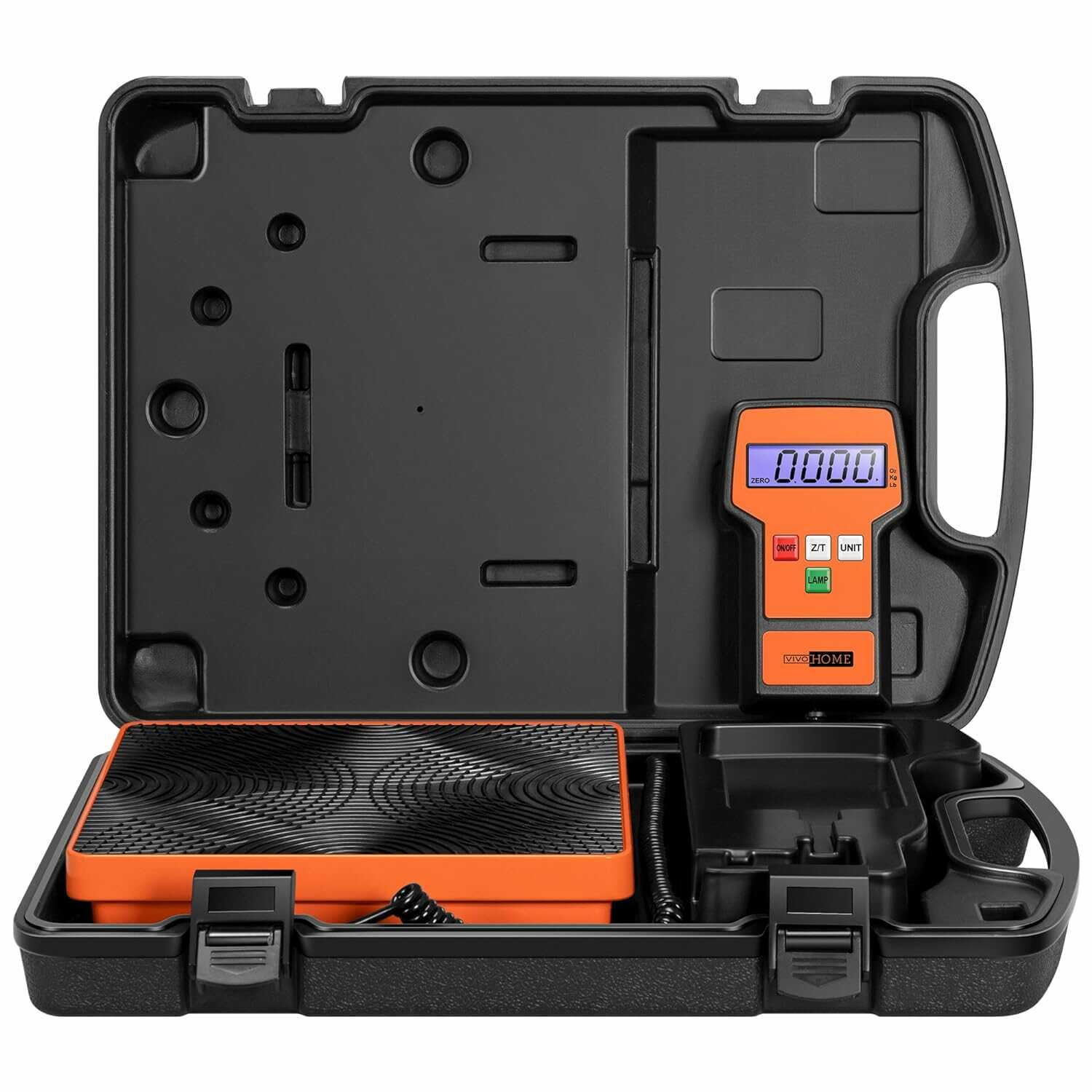 VIVOHOME Electronic Digital Refrigerant Charging Weight Freon Scale with Case 220Lbs VIVOHOME Electronic Digital Refrigerant Charging Weight Freon Scale with Case 220Lbs