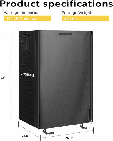 VIVOHOME Waterproof Firewood Storage Cover VIVOHOME Waterproof Firewood Storage Cover