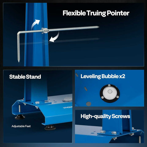 VIVOHOME Motorcycle Wheel Balancer and Truing Stand VIVOHOME Motorcycle Wheel Balancer and Truing Stand