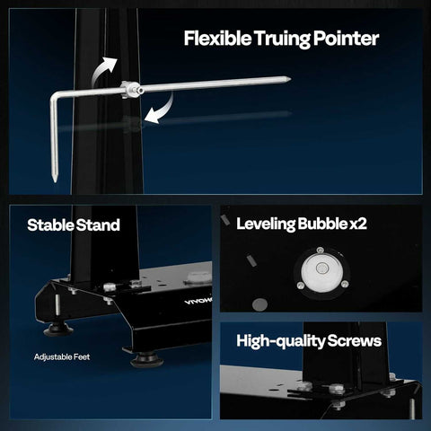 VIVOHOME Motorcycle Wheel Balancer and Truing Stand VIVOHOME Motorcycle Wheel Balancer and Truing Stand
