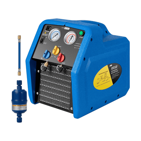 VIVOHOME Refrigerant Recovery Machine R1234YF 1 HP Dual Cylinder Portable VIVOHOME Refrigerant Recovery Machine R1234YF 1 HP Dual Cylinder Portable