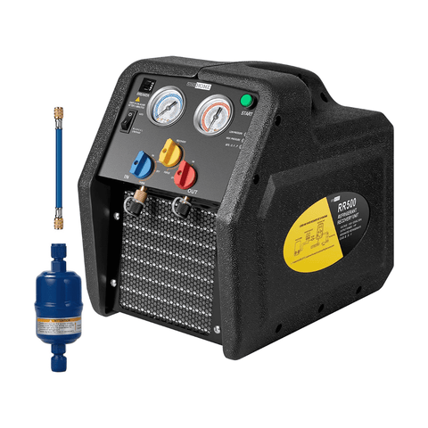 VIVOHOME Refrigerant Recovery Machine R1234YF 1 HP Dual Cylinder Portable VIVOHOME Refrigerant Recovery Machine R1234YF 1 HP Dual Cylinder Portable