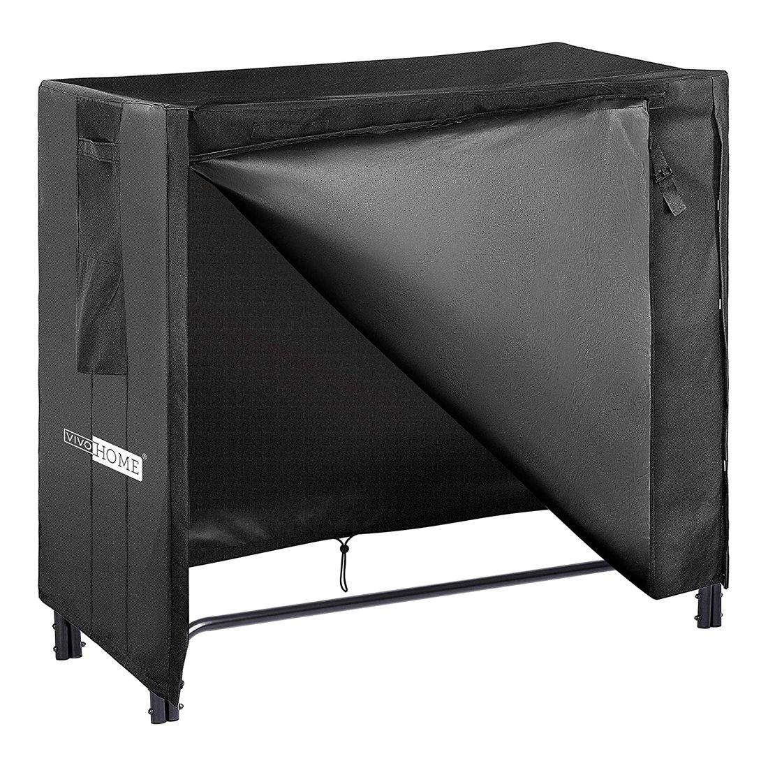 VIVOHOME 4/8ft Outdoor Waterproof Firewood Storage Cover Rack Cover  VIVOHOME 4/8ft Outdoor Waterproof Firewood Storage Cover Rack Cover