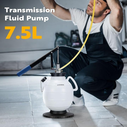 VIVOHOME 7.5L Manual Transmission Fluid Pump with 15 Adapters