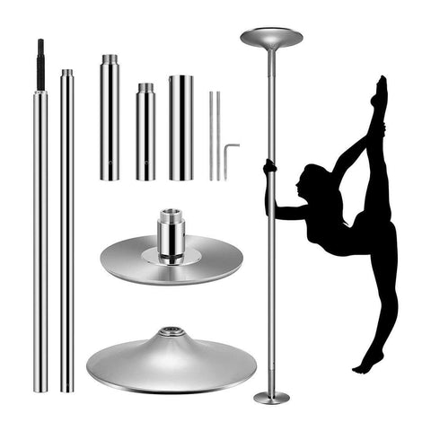 VIVOHOME Perfect Fitness Bar Portable Spinning Dance Stripping Pole for Home Fitness