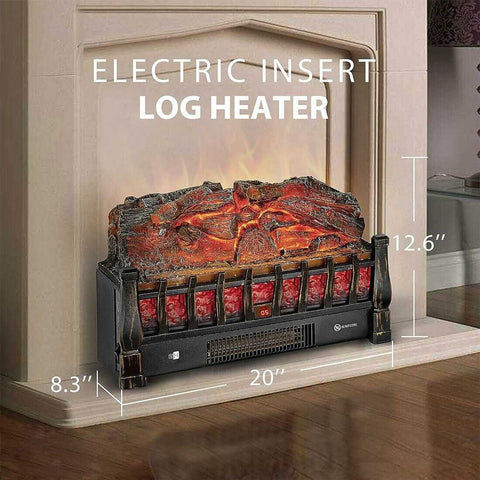 VH 110V Electric Fireplace Insert Log