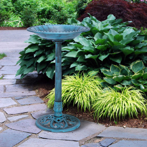 VIVOHOME Garden Bird Bath 28 Inch