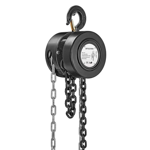 SPECSTAR Hand Chain Hoist with 2 Heavy Duty Hooks