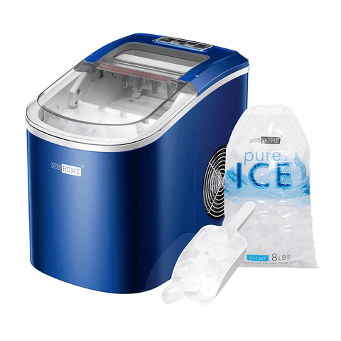 VIVOHOME Countertop Ice Maker Machine with Hand Scoop 10 Ice Bags 27lbs/Day