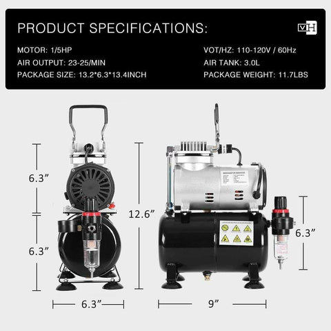 VH Professional Airbrushing Paint System