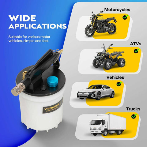 VIVOHOME 2L Vacuum Brake Bleeder Kit