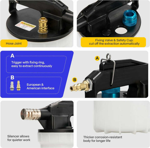 VIVOHOME 2L Vacuum Brake Bleeder Kit