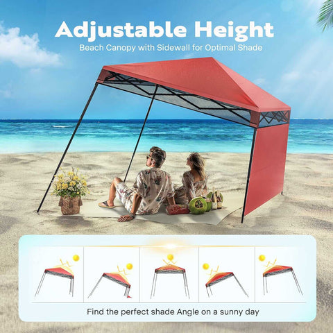 VIVOHOME 8x8ft Pop-Up Canopy Tent