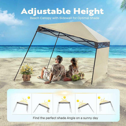 VIVOHOME 8x8ft Pop-Up Canopy Tent