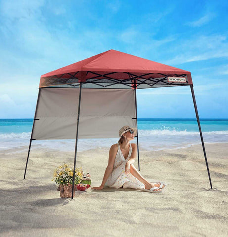 VIVOHOME 8x8ft Pop-Up Canopy Tent