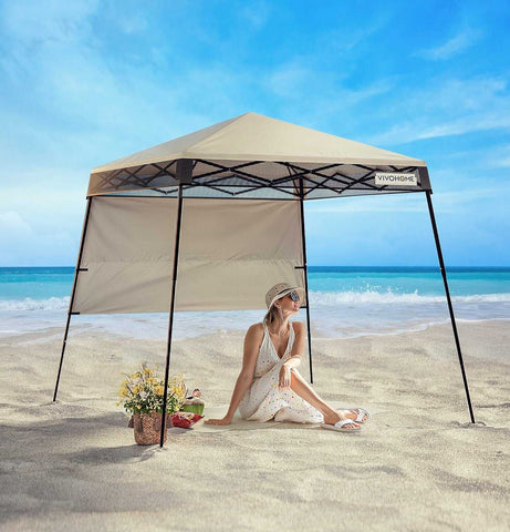 VIVOHOME 8x8ft Pop-Up Canopy Tent