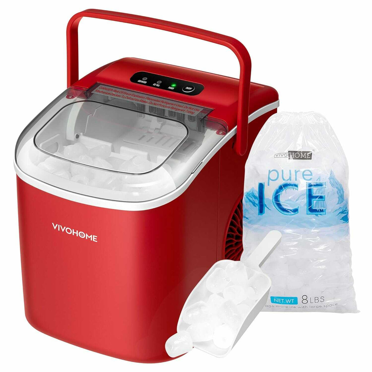 VIVOHOME Countertop Automatic Ice Maker Machine 26lbs/Day