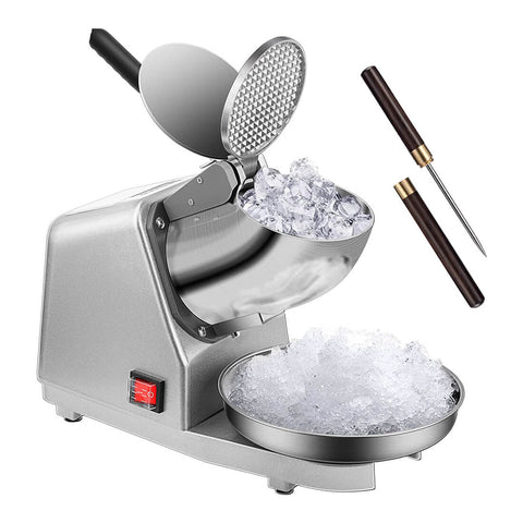 VIVOHOME Electric Snow Cone Maker Machine with Ice Pick 143lbs/hr