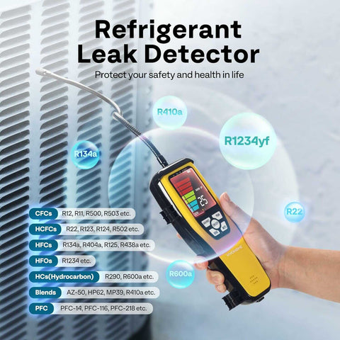 VIVOHOME HVAC Refrigerant Freon Leak Detector with Rechargeable Battery