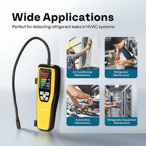 VIVOHOME HVAC Refrigerant Freon Leak Detector with Rechargeable Battery