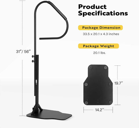 VIVOHOME Hot Tub Safety Handrail 360 Rotatable