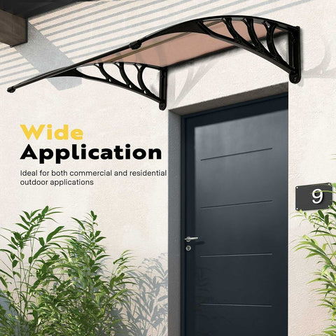 VIVOHOME Polycarbonate Window Door Awning Canopy