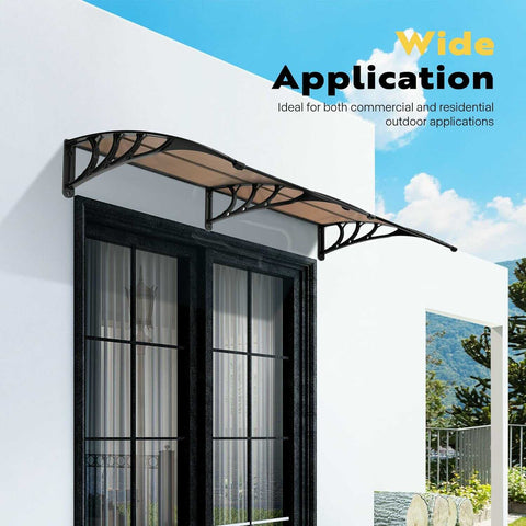 VIVOHOME Polycarbonate Window Door Awning Canopy