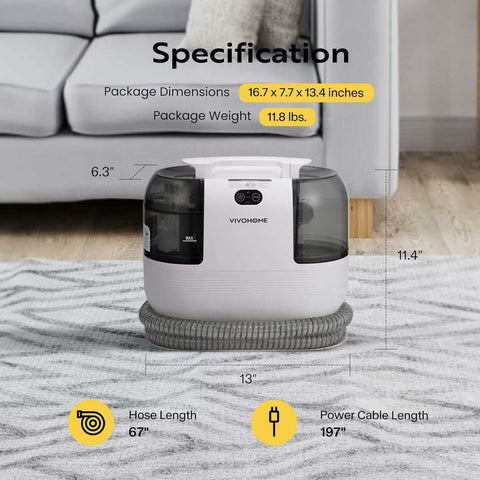 VIVOHOME Portable Multipurpose Carpet Cleaner Machine