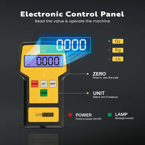 VIVOHOME Electronic Digital Refrigerant Charging Weight Freon Scale with Case 220Lbs