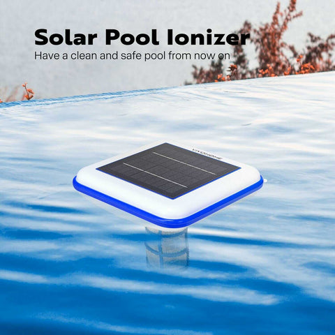 VIVOHOME Solar Pool Ionizer Chlorine-Free Sun Shock & Water Purifier