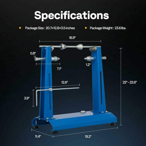 VIVOHOME Motorcycle Wheel Balancer and Truing Stand