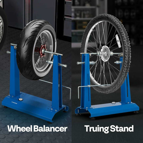 VIVOHOME Motorcycle Wheel Balancer and Truing Stand