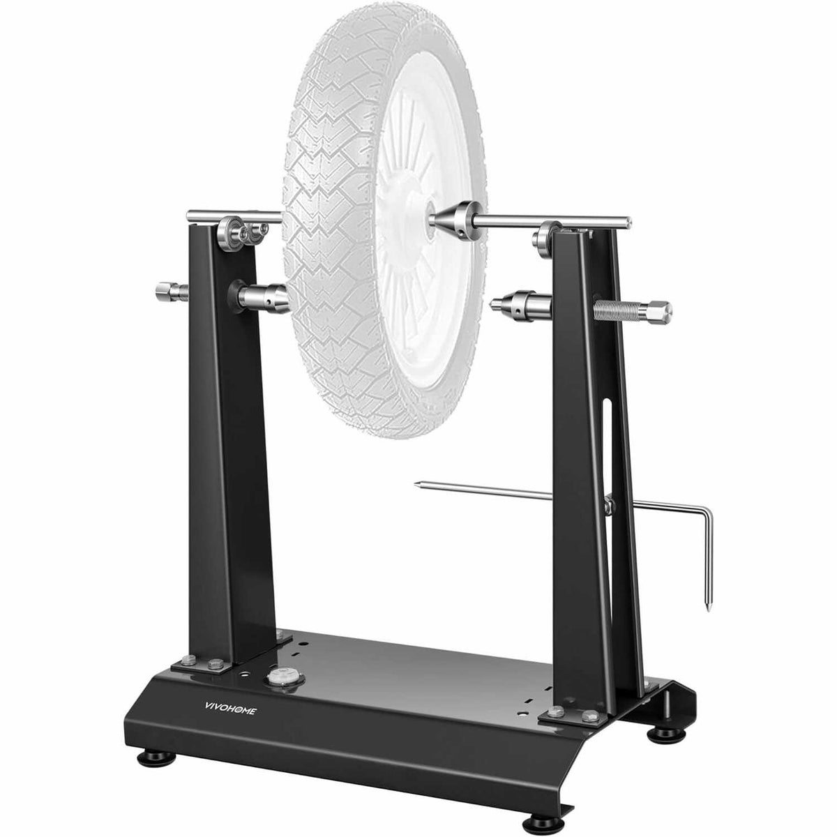 VIVOHOME Motorcycle Wheel Balancer and Truing Stand